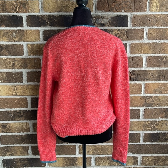 BROOKS BROTHERS Wool-Cotton Blend Tipped Sweater - Picture 5 of 7